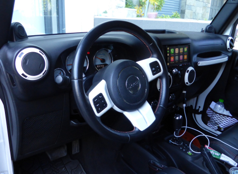 Jeep Wrangler του 2011. Apple CarPlay, Android Auto, Tv Tuner Mpeg4, Rear Camera.